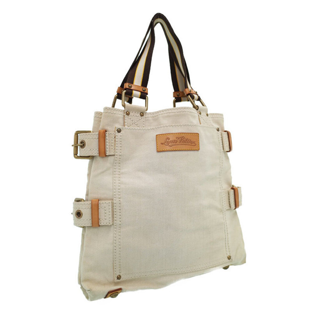 Louis Vuitton White Globe Tote Shopper Bag